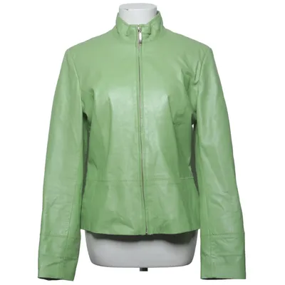 Veste en cuir (Vert) de Joy Cuir, Polyester