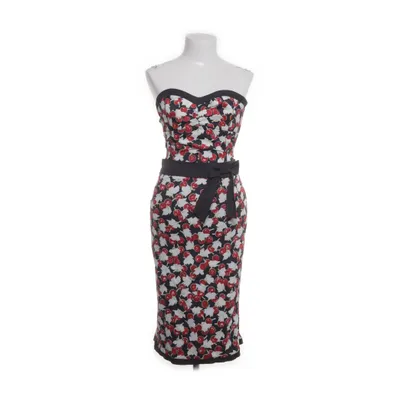 Jurk (Zwart, Meerkleurig) van Karen Millen Acetaat, Elastaan, Polyamide
