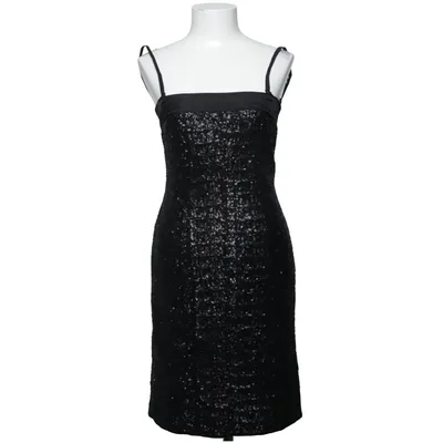 Cocktail dress (Black, Silver) from Luisa Cerano Elastane, Polyamide, Polyester