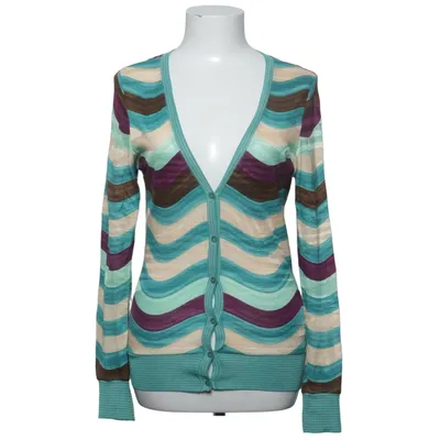 Cardigan (Turquoise, Meerkleurig) van Missoni Sport Katoen, Viscose