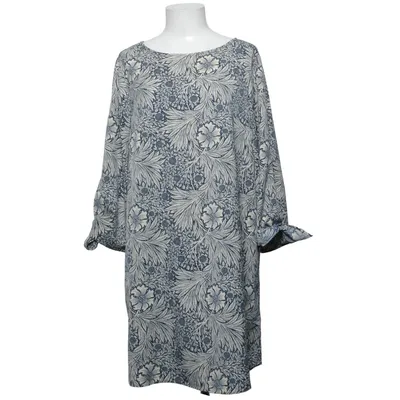 Dress (Blue, White) from Morris & Co x H&M Polyester