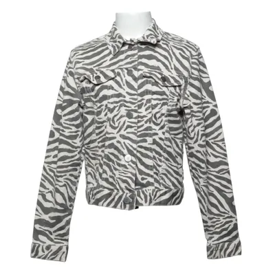 Veste en jean (Blanc, Noir) de H&M Coton, Élasthane