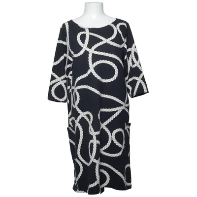 Klänning (Blå, Vit) från Emma och Malena Bomull, Elastan