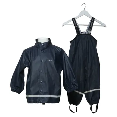 Rainwear (Blue, White) from Polarn O. Pyret Polyester, Polyurethane