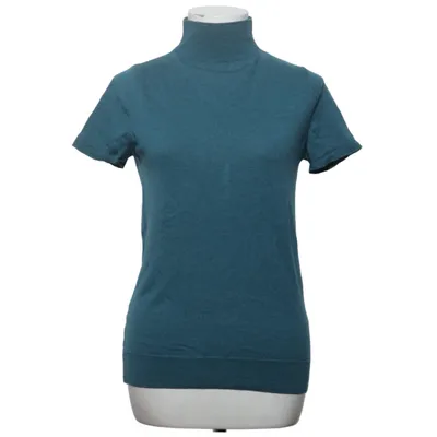 Turtleneck (Blue) from Sunspel Merino wool