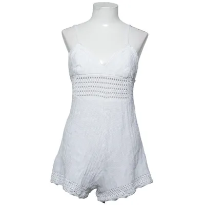 Jumpsuit (Wit) van Mango Basics Katoen