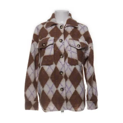 Overshirt (Brown, White, Purple) from Dani Polyester, Wool