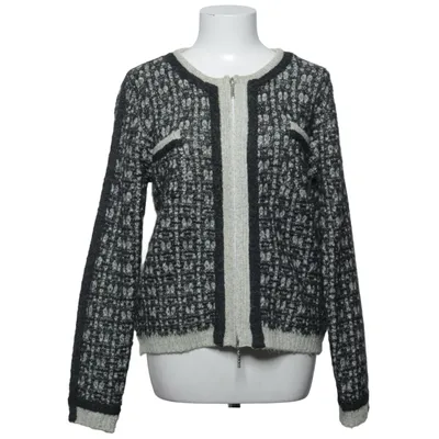 Cardigan (Gray, White) from MXO Acrylic, Mohair, Polyamide, Polyester, Wool