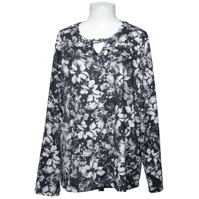 Top (Sort, Hvid, Flerfarvet) fra Amalia Elastan, Polyester