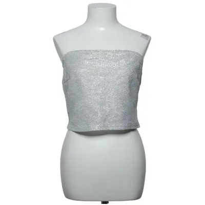 Tube top (Zilver) van Noisy May Polyester