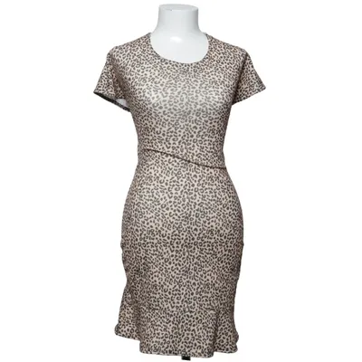 Jurk (Beige, Zwart) van Stylewise Elastaan, Polyester