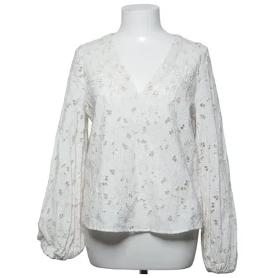 Blouse (Blanc, Beige) de NA-KD Coton