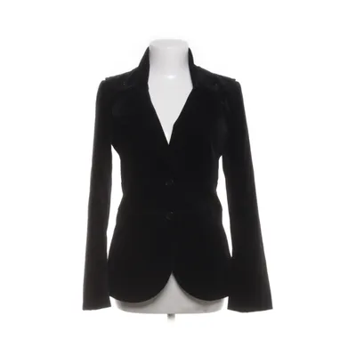 Blazer (Zwart) van Emporio Armani Katoen, Elastaan, Cupro, Viscose