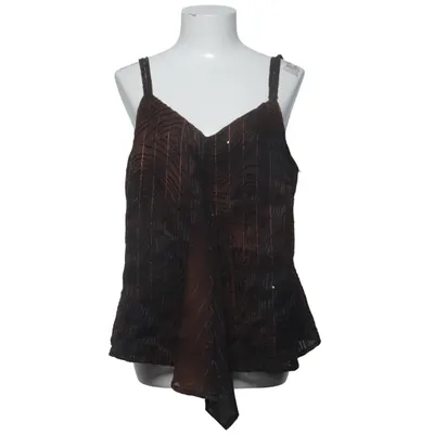 Tanktop  (Sort, Brun) fra Merrytime Polyester, Viscose