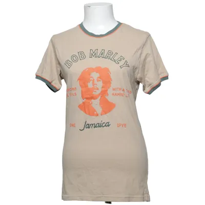 T-shirt (Beige) from Zion Rootswear Recycled cotton, Recycled polyester