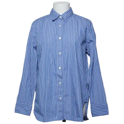 Shirt (Blauw, Wit) van Uniqlo Katoen