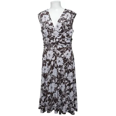Klänning (Brun, Vit) från Scarlett Elastan, Polyester