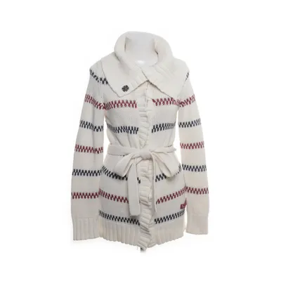 Cardigan (White, Multicolored) from Bondelid Acrylic, Cotton