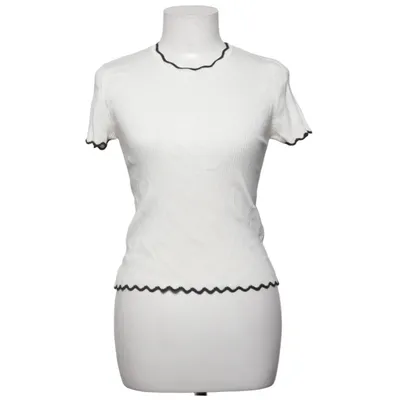 Top (Wit, Zwart) van Zara Knit Polyamide, Viscose