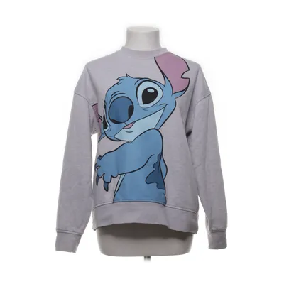 Collegetröja (Grå, Blå) från Disney Bomull, Polyester