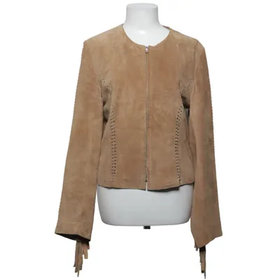 Leren jack (Bruin) van Wildcats Leer, Polyester