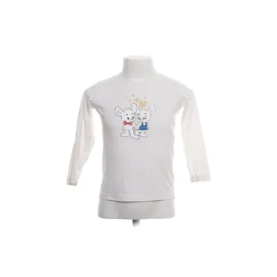 Långärmad t-shirt (Vit, Flerfärgad) från Bamse Bomull