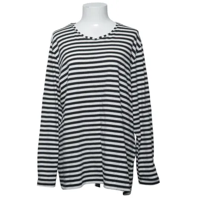 Langærmet t-shirt (Sort, Hvid) fra Gudrun Sjödén Økologisk bomuld