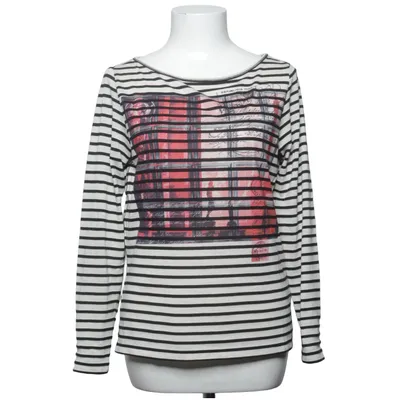 T-shirt à manches longues (Blanc, Noir, Rouge) de Oui Black label Polyester, Viscose