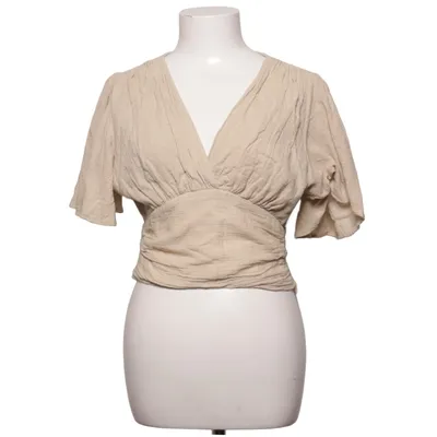 Crop top (Beige) från Zara Bomull, Viskos