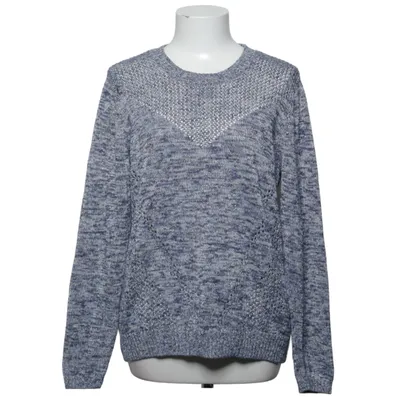 Trui (Blauw, Wit, Grijs) van Atelier GS Katoen, Metallvezel