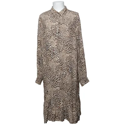 Dress (Beige, Black) from Oui Viscose