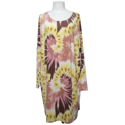 Jurk (Geel, Bruin, Roze) van Ilse Jacobsen Hornbæk Elastaan, Polyester