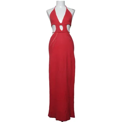 Robe dos-nu (Rouge) de Missy Empire Acrylique, Coton