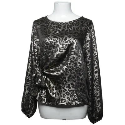 Bluse (Sort, Beige) fra Gemini Polyester