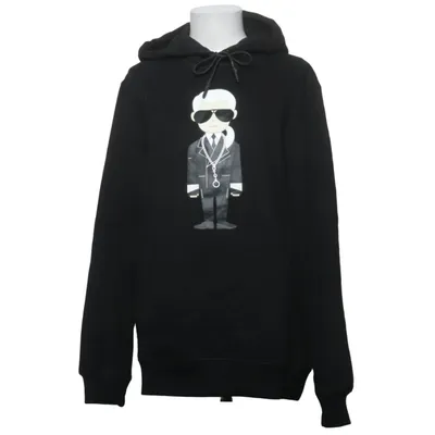Hoodie (Black) from Karl Lagerfeld Cotton, Elastane, Polyester