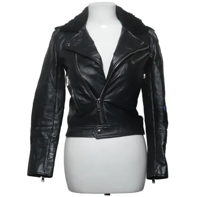 Biker jacket (Black) from Deadwood Leather, Polyester