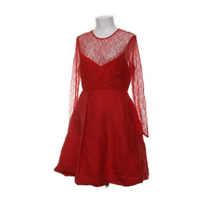 Kjole (Rød) fra Sandro Paris Bomuld, Polyamid, Polyester, Viscose