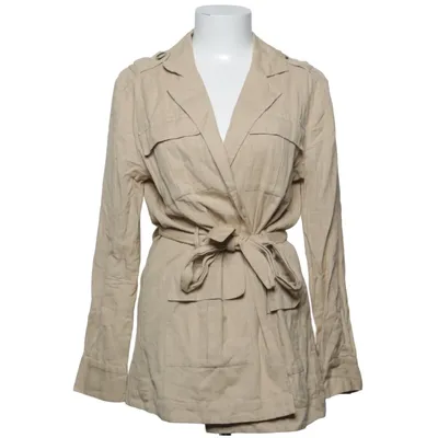 Trenchcoat (Beige) fra Gina Tricot Bomuld, Linned, Polyester