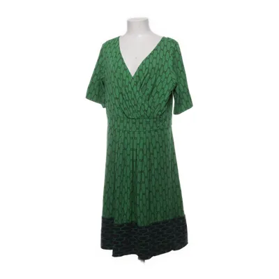 Dress (Green, Black, Multicolored) from Lands' End Cotton, Elastane, Viscose