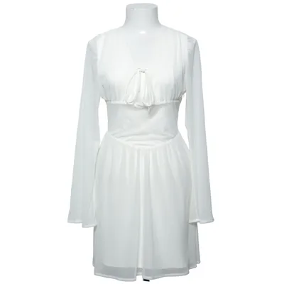 Kjole (Hvid) fra Divided by H&M Elastan, Polyester
