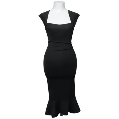 Klänning (Svart) från PrettyLittleThing Elastan, Polyester