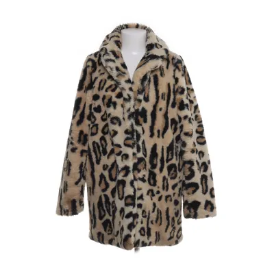 Vinterjakke (Beige, Sort, Flerfarvet) fra Rut & Circle Polyester, Kunstpels