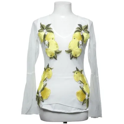 Blouse (Blanc, Jaune, Vert) de Aéryne Polyester
