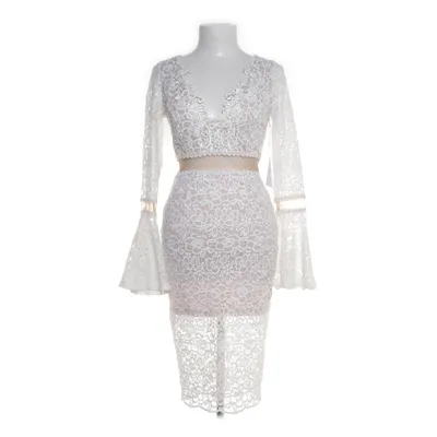 Robe de cocktail (Blanc) de Love Triangle Polyester