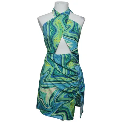 Halterneck dress (Blue, Green, Yellow) from Rebellious Polyester