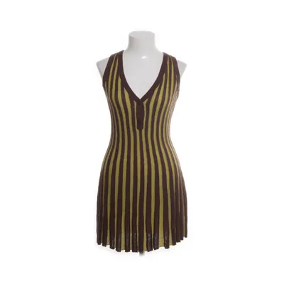 Dress (Green, Brown) from Zara Acrylic, Polyamide