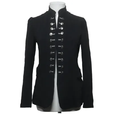 Blazer (Black) from Voyelles Cotton, Elastane