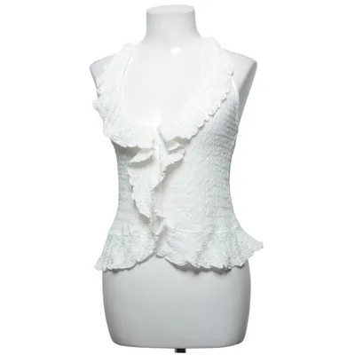 Halterneck top (Hvid) fra Nelly Bomuld, Elastan, Polyester