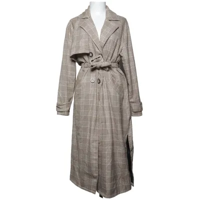 Trenchcoat (Beige, Flerfarvet) fra Collection Pimkie Elastan, Polyester, Viscose