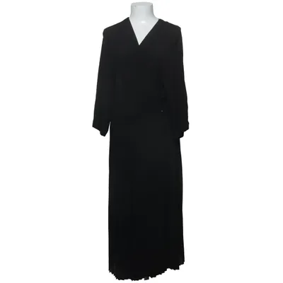 Robe portefeuille (Noir) de Zizzi Polyester, Viscose